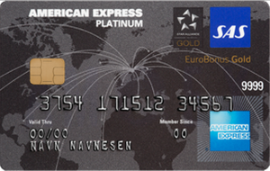 Vi anbefaler SAS EuroBonus Platinum American Express kredittkort!