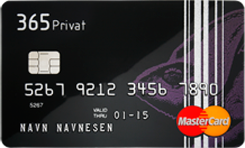365Privat MasterCard kredittkort