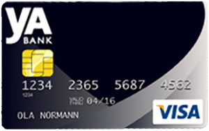 Ya Bank VISA kredittkort er et kredittkort fra Ya Bank som er helt gratis å eie, bruke og å ha